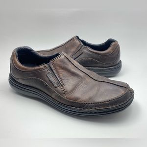 Size 7.5 - Men’s Brown merrell ortholite cusion slip one